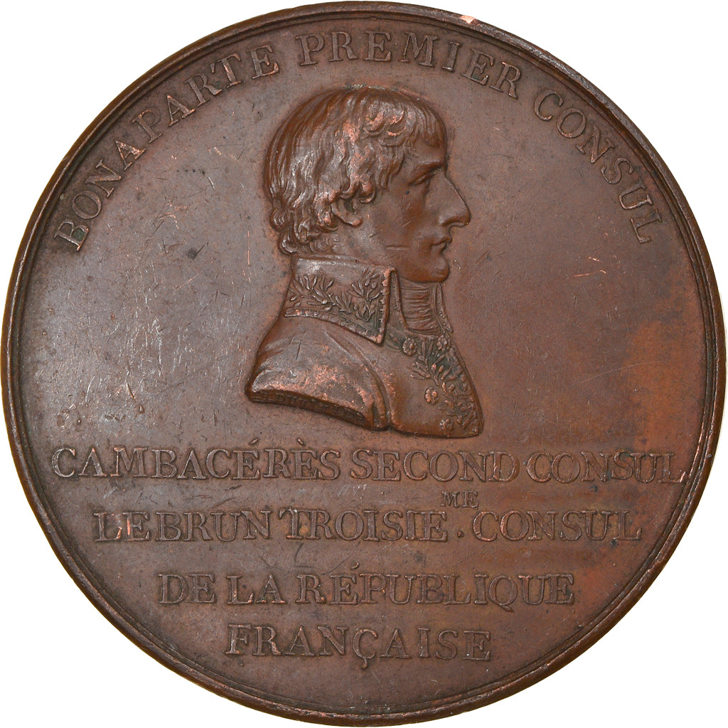 Francia, medaglia, Napoléon Bonaparte, Consulat, Colonne nationale de la place