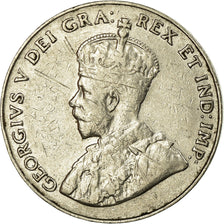 Moeda, Canadá, George V, 5 Cents, 1934, Royal Canadian Mint, Ottawa, EF(40-45)