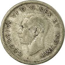 Coin, Canada, George VI, 10 Cents, 1944, Royal Canadian Mint, Ottawa, VF(20-25)