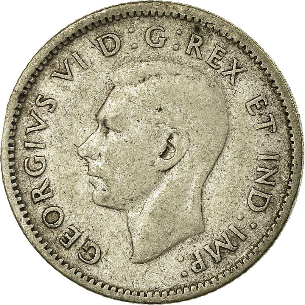 Münze, Kanada, George VI, 10 Cents, 1946, Royal Canadian Mint, Ottawa, S+