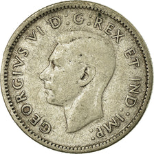 Münze, Kanada, George VI, 10 Cents, 1946, Royal Canadian Mint, Ottawa, S+