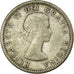 Moeda, Canadá, Elizabeth II, 10 Cents, 1958, Royal Canadian Mint, Ottawa