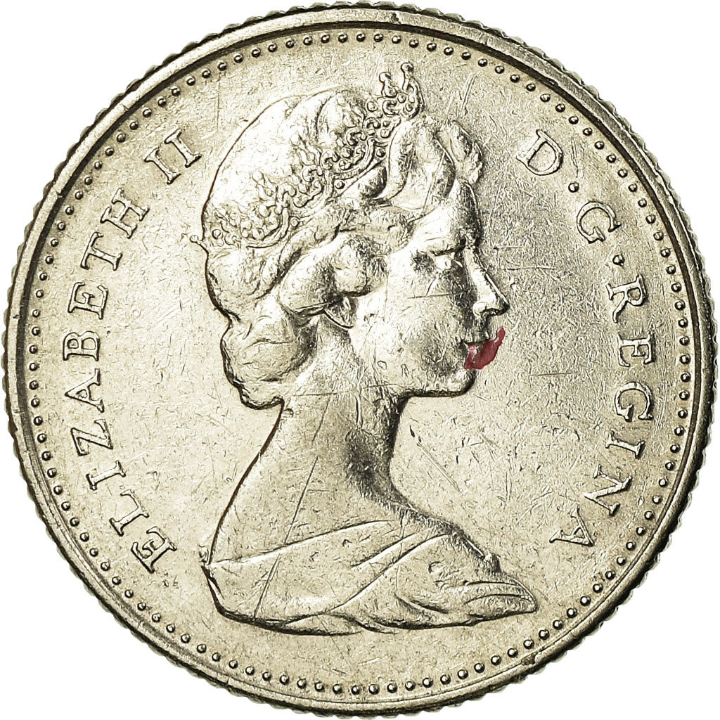 Münze, Kanada, Elizabeth II, 10 Cents, 1971, Royal Canadian Mint, Ottawa, S+