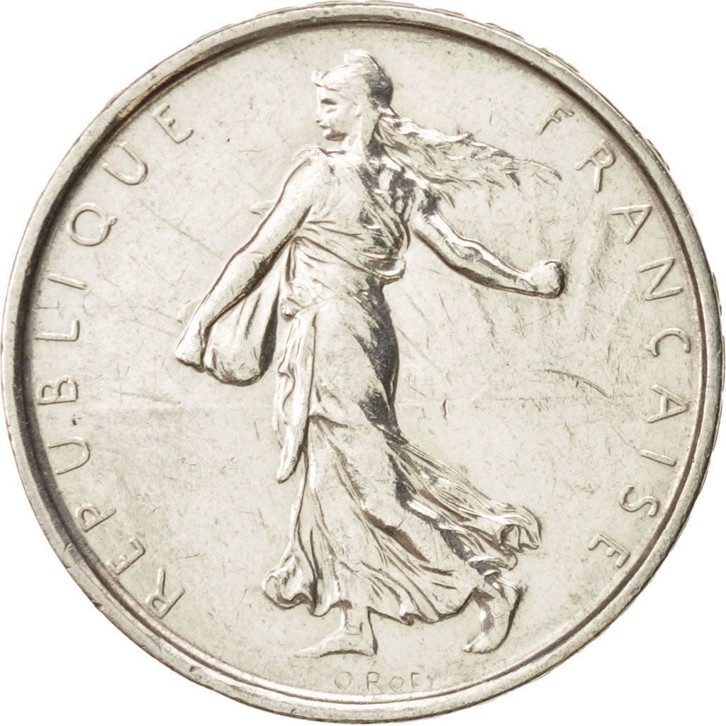 Francia, Semeuse, 5 Francs, 1968, Paris, SPL, Argento, KM:926, Gadoury:770