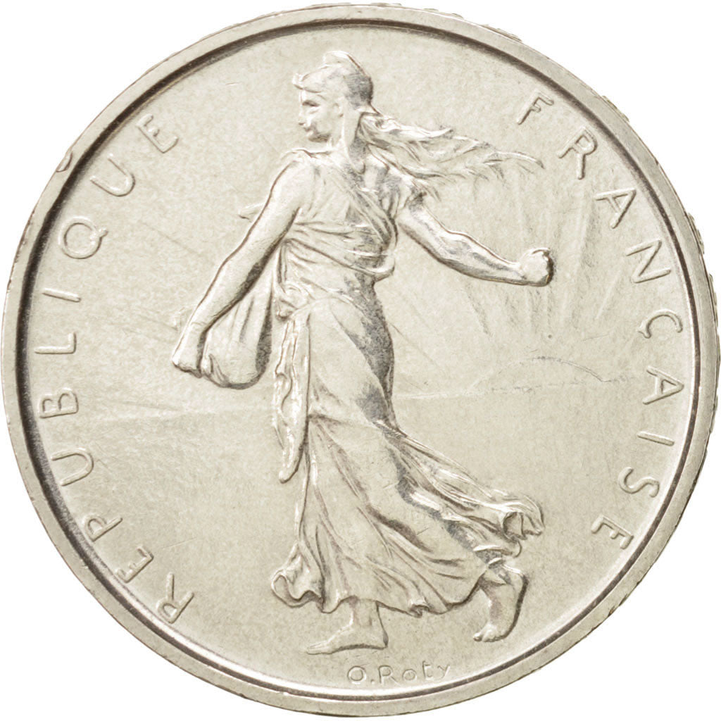 France, Semeuse, 5 Francs, 1969, Paris, MS(60-62), Silver, KM:926, Gadoury:770