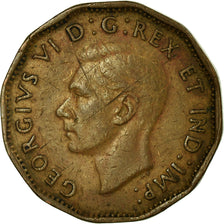 Moneta, Canada, George VI, 5 Cents, 1943, Royal Canadian Mint, Ottawa, BB