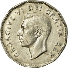 Münze, Kanada, George VI, 5 Cents, 1948, Royal Canadian Mint, Ottawa, SS