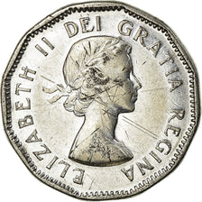 Moneta, Canada, Elizabeth II, 5 Cents, 1954, Royal Canadian Mint, Ottawa, BB
