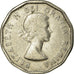 Moneta, Canada, Elizabeth II, 5 Cents, 1958, Royal Canadian Mint, Ottawa, BB