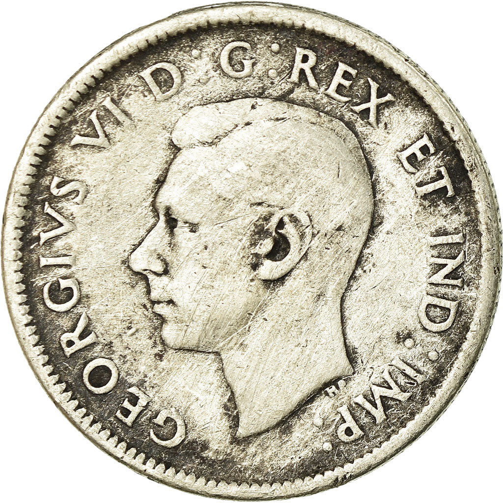 Moneta, Canada, George VI, 25 Cents, 1941, Royal Canadian Mint, Ottawa, BB
