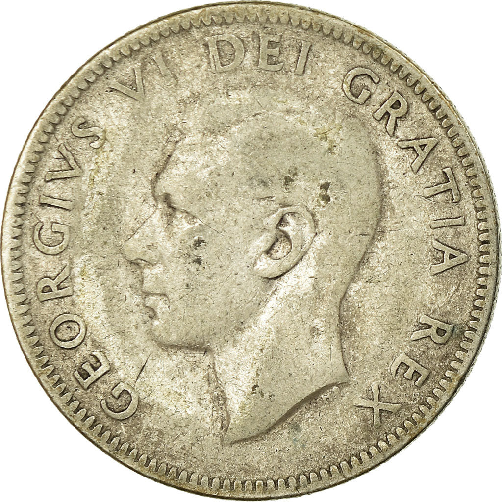 Coin, Canada, George VI, 25 Cents, 1949, Royal Canadian Mint, Ottawa, VF(20-25)