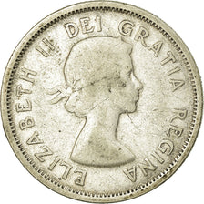 Moneta, Canada, Elizabeth II, 25 Cents, 1953, Royal Canadian Mint, Ottawa, MB