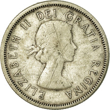 Coin, Canada, Elizabeth II, 25 Cents, 1956, Royal Canadian Mint, Ottawa