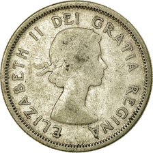 Münze, Kanada, Elizabeth II, 25 Cents, 1957, Royal Canadian Mint, Ottawa, S+