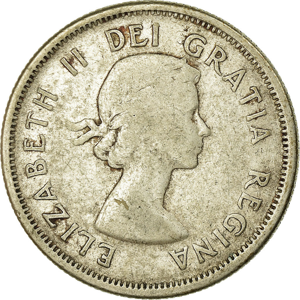 Münze, Kanada, Elizabeth II, 25 Cents, 1958, Royal Canadian Mint, Ottawa, S