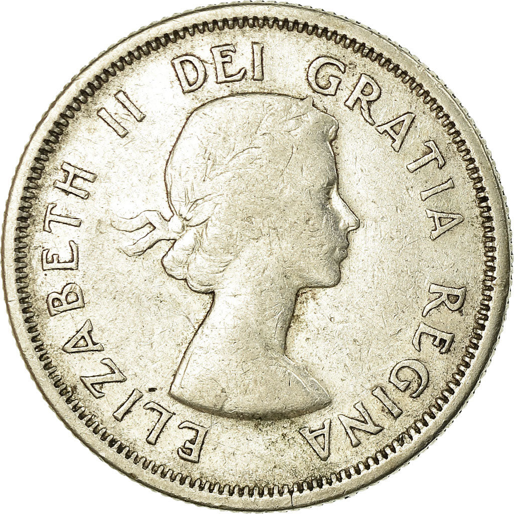 Munten, Canada, Elizabeth II, 25 Cents, 1959, Royal Canadian Mint, Ottawa, FR+