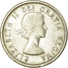 Moneta, Canada, Elizabeth II, 25 Cents, 1962, Royal Canadian Mint, Ottawa, MB+