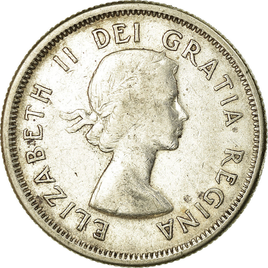 Münze, Kanada, Elizabeth II, 25 Cents, 1963, Royal Canadian Mint, Ottawa, S+