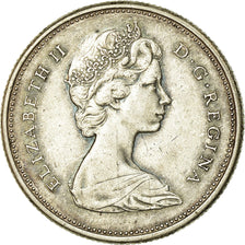 Moneta, Canada, Elizabeth II, 25 Cents, 1966, Royal Canadian Mint, Ottawa, BB