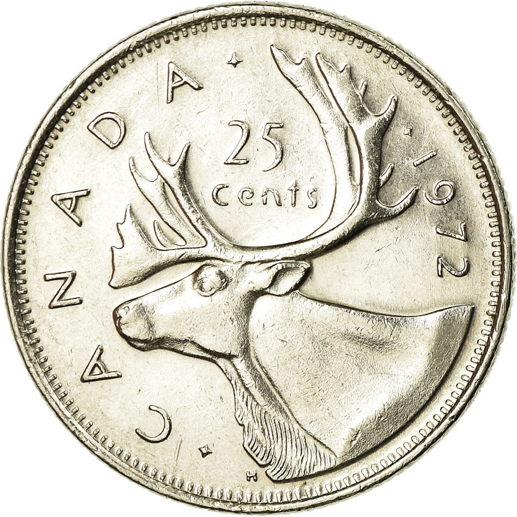 Münze, Kanada, Elizabeth II, 25 Cents, 1972, Royal Canadian Mint, Ottawa, SS+
