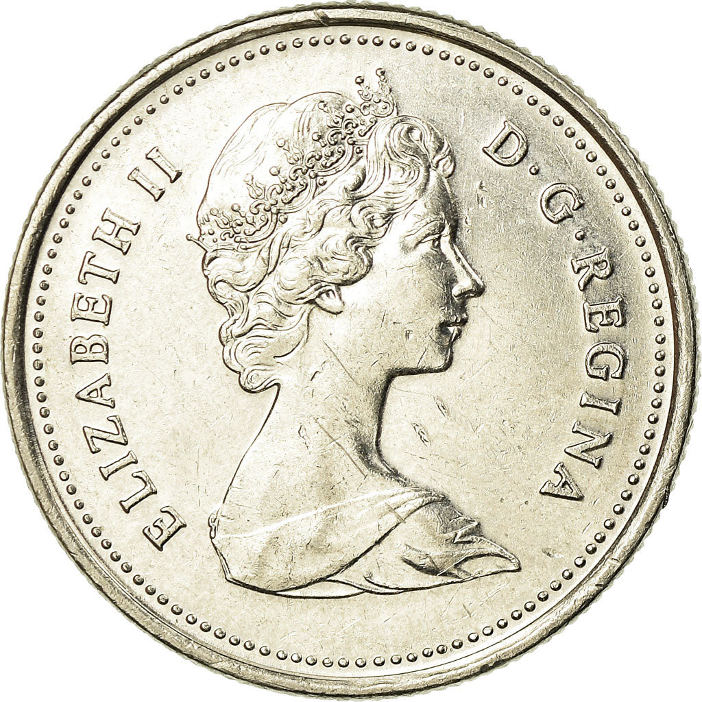 Moneta, Canada, Elizabeth II, 25 Cents, 1981, Royal Canadian Mint, Ottawa, BB+