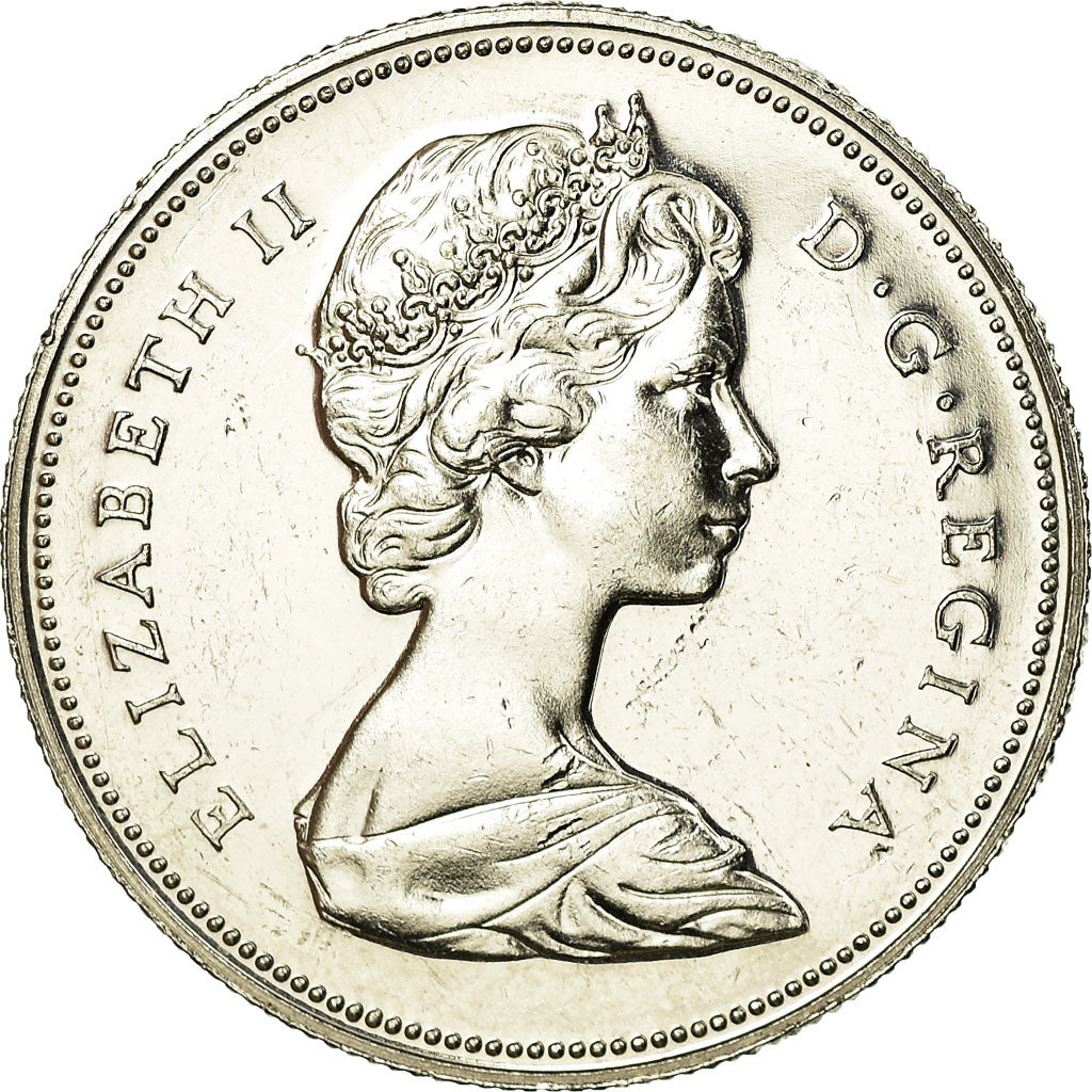 Moneta, Canada, Elizabeth II, 50 Cents, 1972, Royal Canadian Mint, Ottawa, BB+