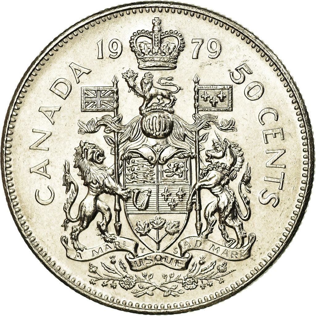 Moneta, Canada, Elizabeth II, 50 Cents, 1979, Royal Canadian Mint, Ottawa, SPL-
