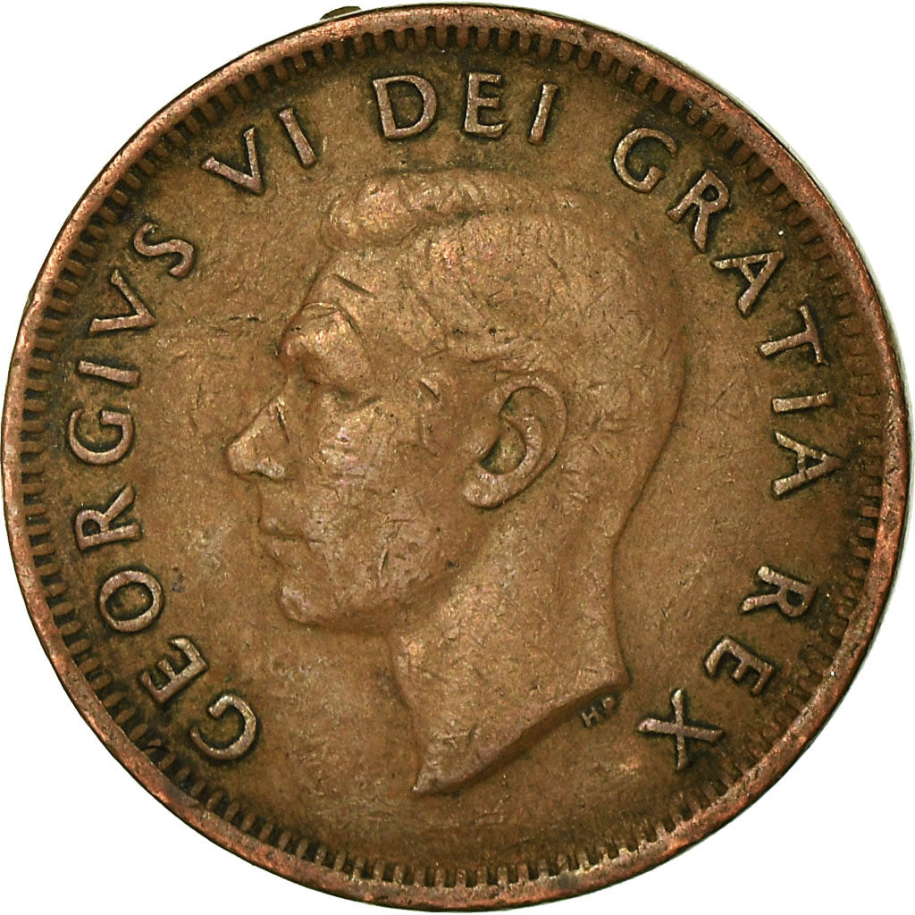 Moneda, Canadá, George VI, Cent, 1950, Royal Canadian Mint, Ottawa, MBC