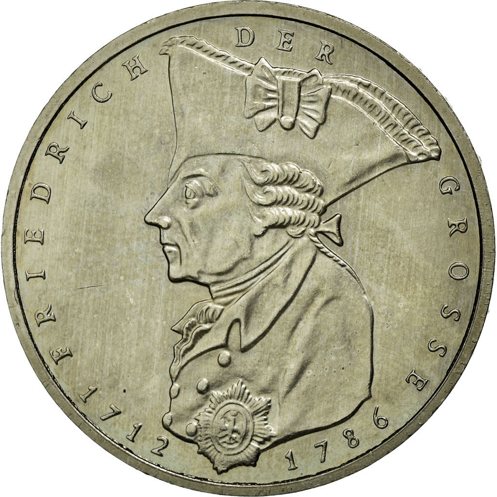 Coin, GERMANY - FEDERAL REPUBLIC, 5 Mark, 1986, Stuttgart, Germany, AU(55-58)
