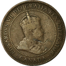Moneta, Canada, Edward VII, Cent, 1906, Royal Canadian Mint, Ottawa, F(12-15)