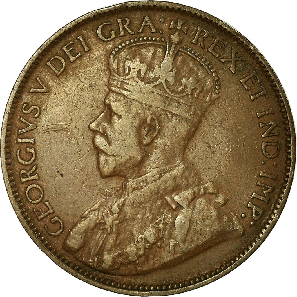 Moneta, Canada, George V, Cent, 1913, Royal Canadian Mint, Ottawa, BB, Bronzo