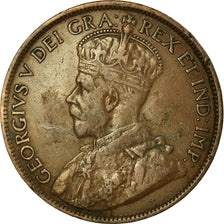 Moneda, Canadá, George V, Cent, 1914, Royal Canadian Mint, Ottawa, MBC, Bronce