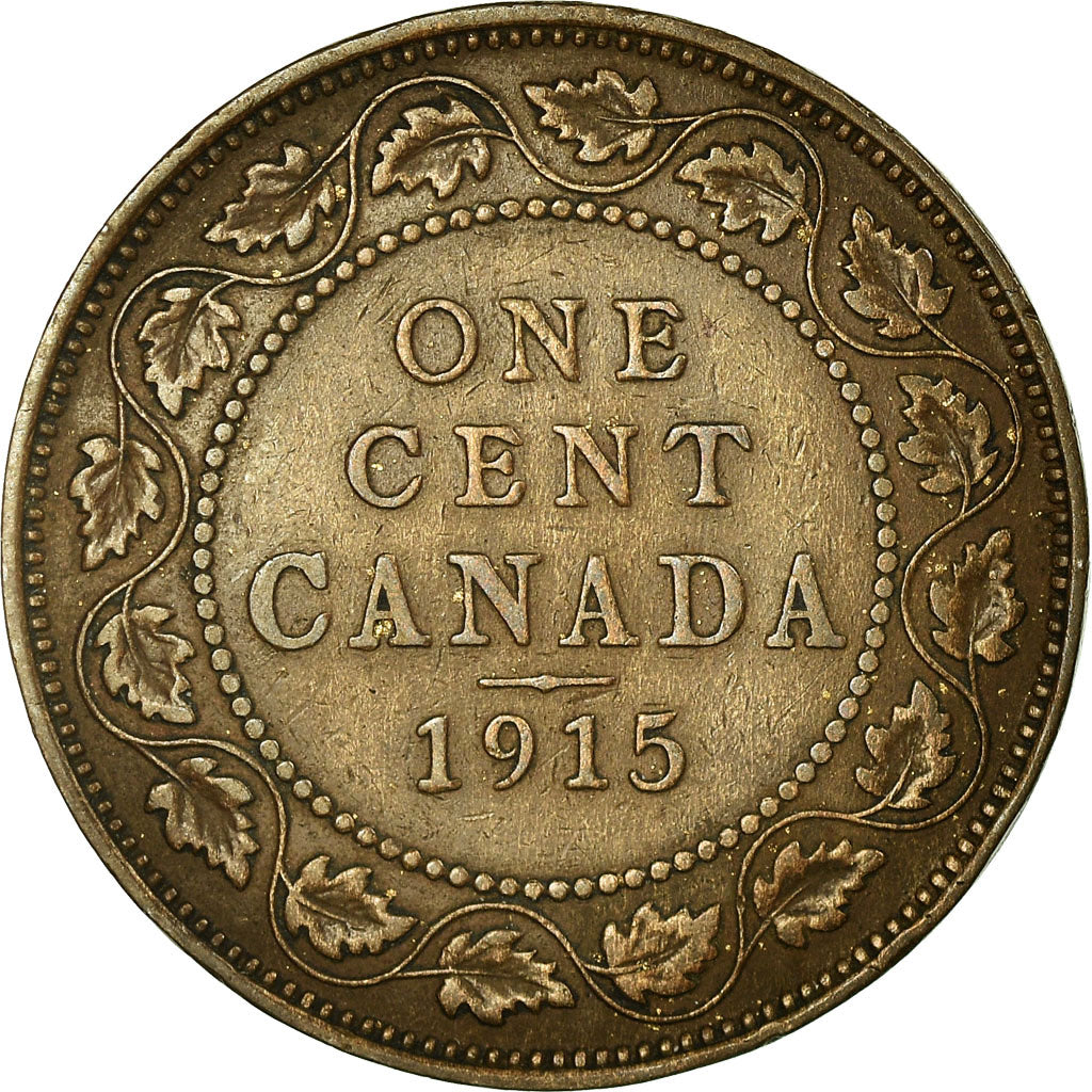 Münze, Kanada, George V, Cent, 1915, Royal Canadian Mint, Ottawa, SS, Bronze