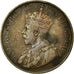 Moneta, Canada, George V, Cent, 1917, Royal Canadian Mint, Ottawa, MB+, Bronzo