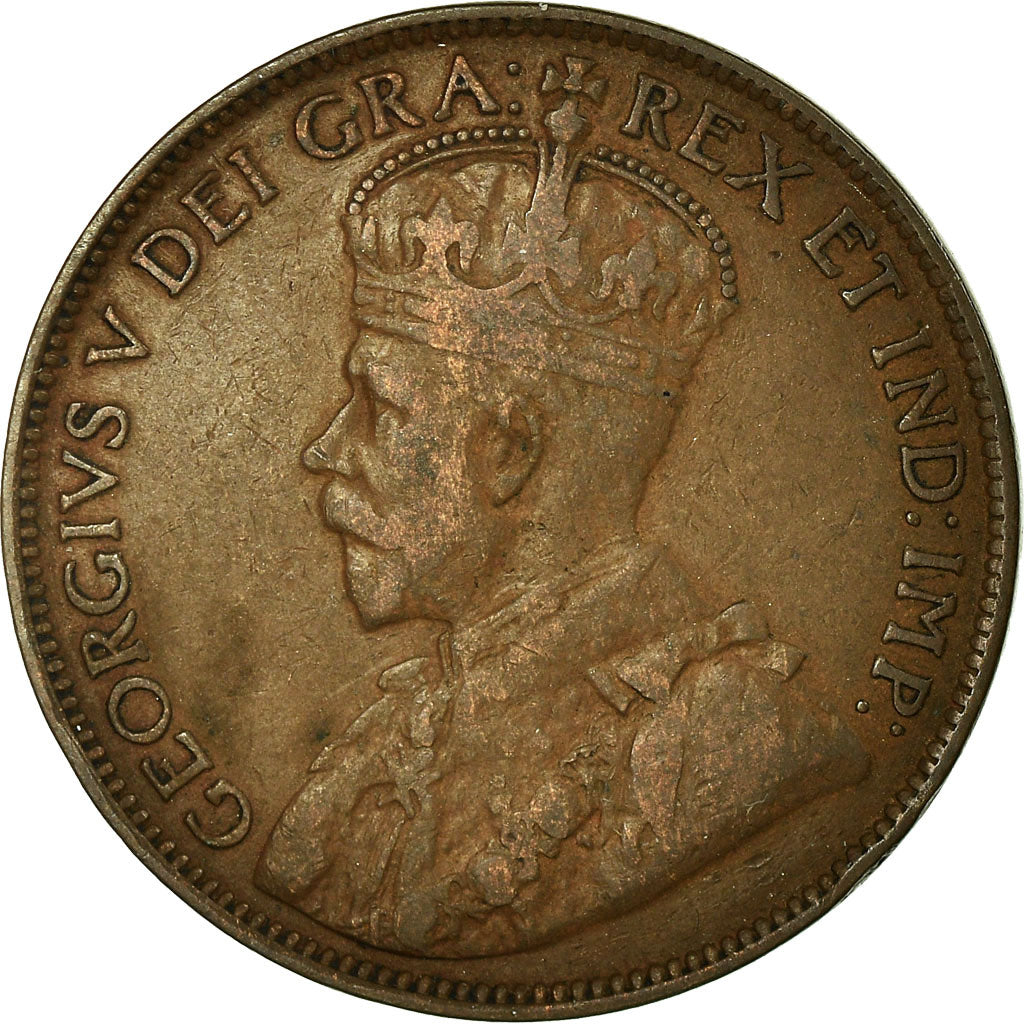 Moneta, Canada, George V, Cent, 1918, Royal Canadian Mint, Ottawa, BB, Bronzo