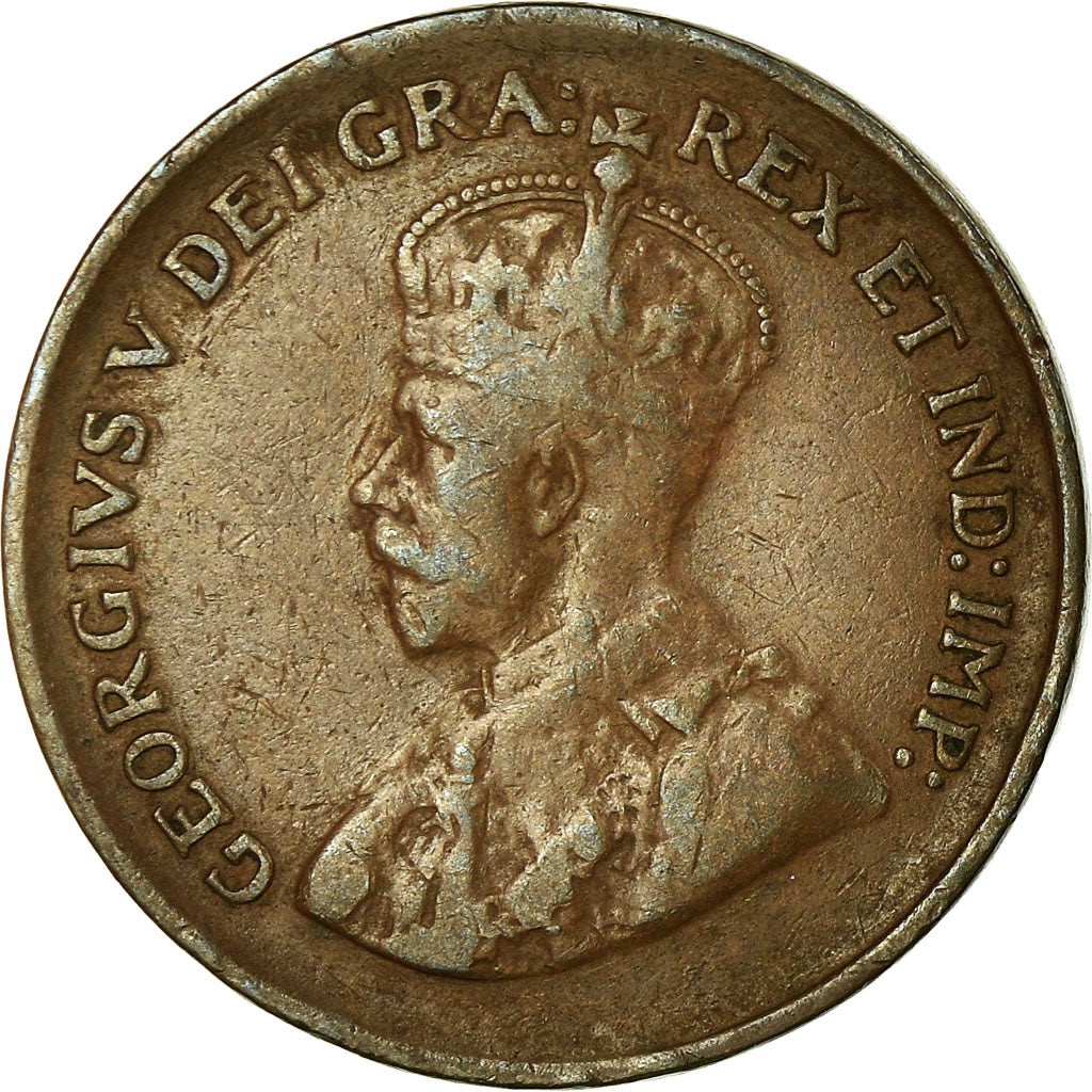 Moneta, Canada, George V, Cent, 1931, Royal Canadian Mint, Ottawa, MB+, Bronzo