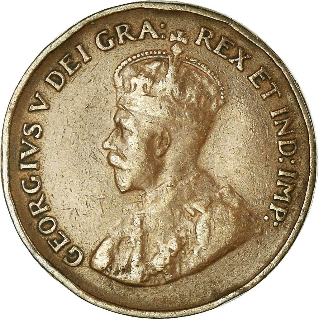 Coin, Canada, George V, Cent, 1932, Royal Canadian Mint, Ottawa, EF(40-45)
