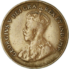 Moneta, Canada, George V, Cent, 1933, Royal Canadian Mint, Ottawa, BB, Bronzo