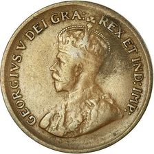 Moneta, Canada, George V, Cent, 1934, Royal Canadian Mint, Ottawa, MB+, Bronzo