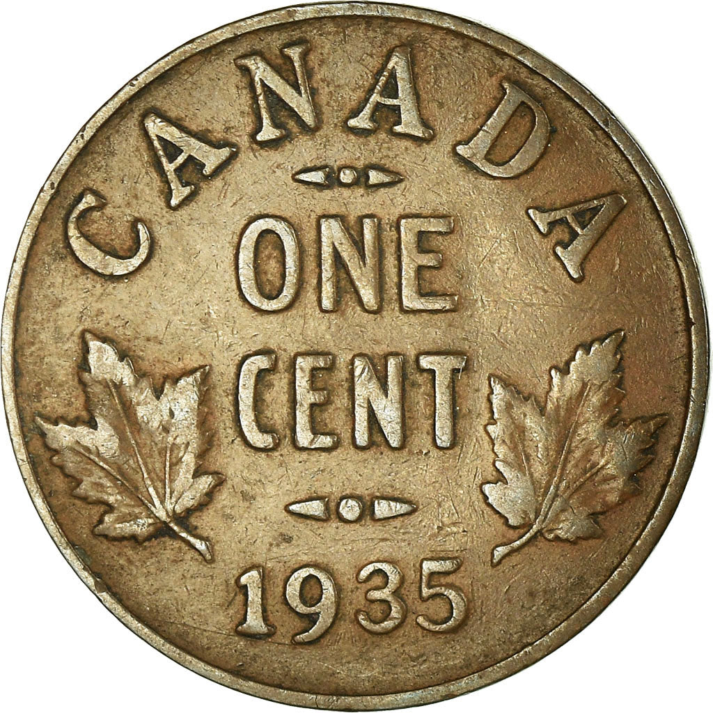 Münze, Kanada, George V, Cent, 1935, Royal Canadian Mint, Ottawa, S, Bronze