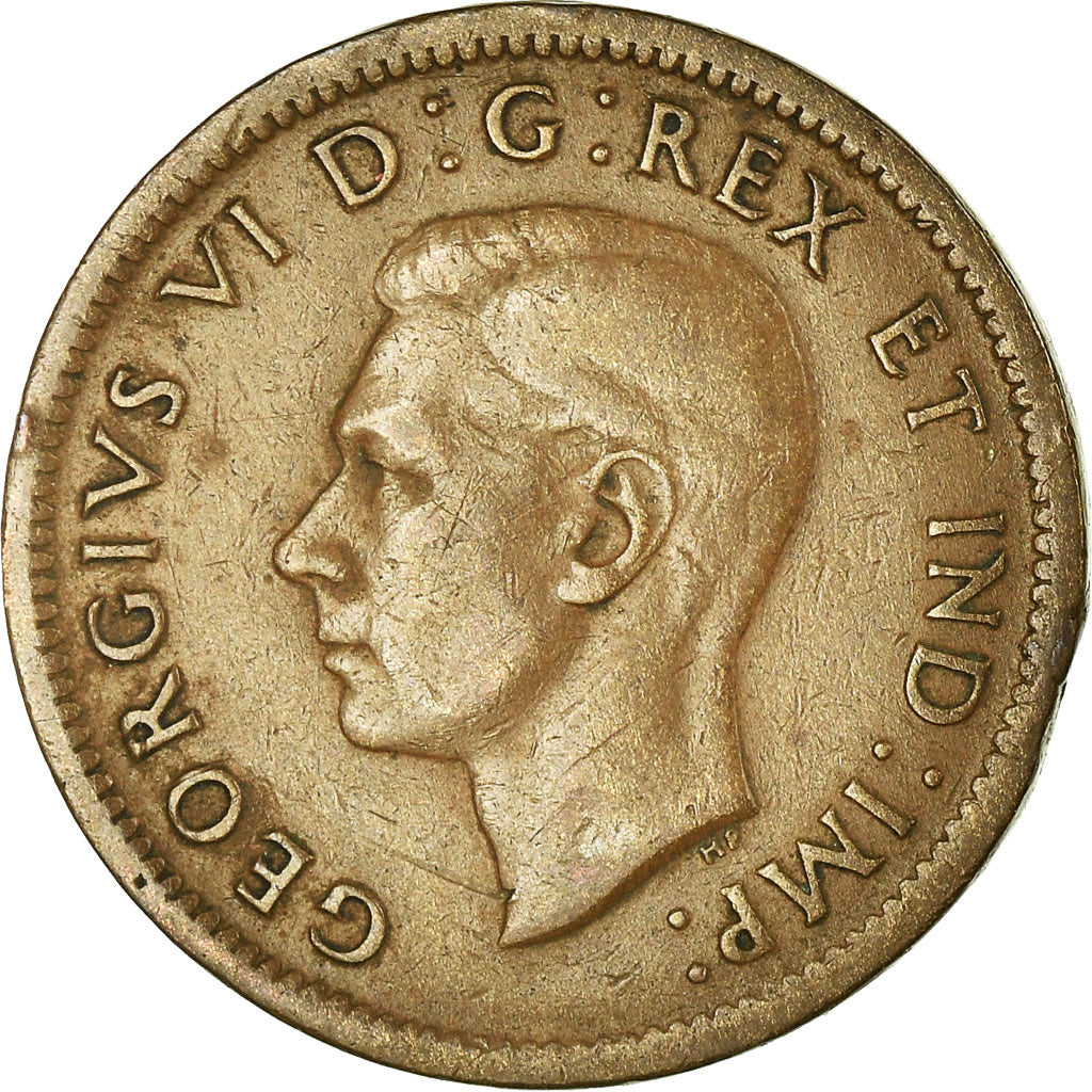 Münze, Kanada, George VI, Cent, 1938, Royal Canadian Mint, Ottawa, SS, Bronze