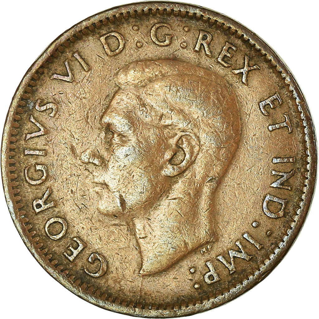 Münze, Kanada, George VI, Cent, 1945, Royal Canadian Mint, Ottawa, S+, Bronze