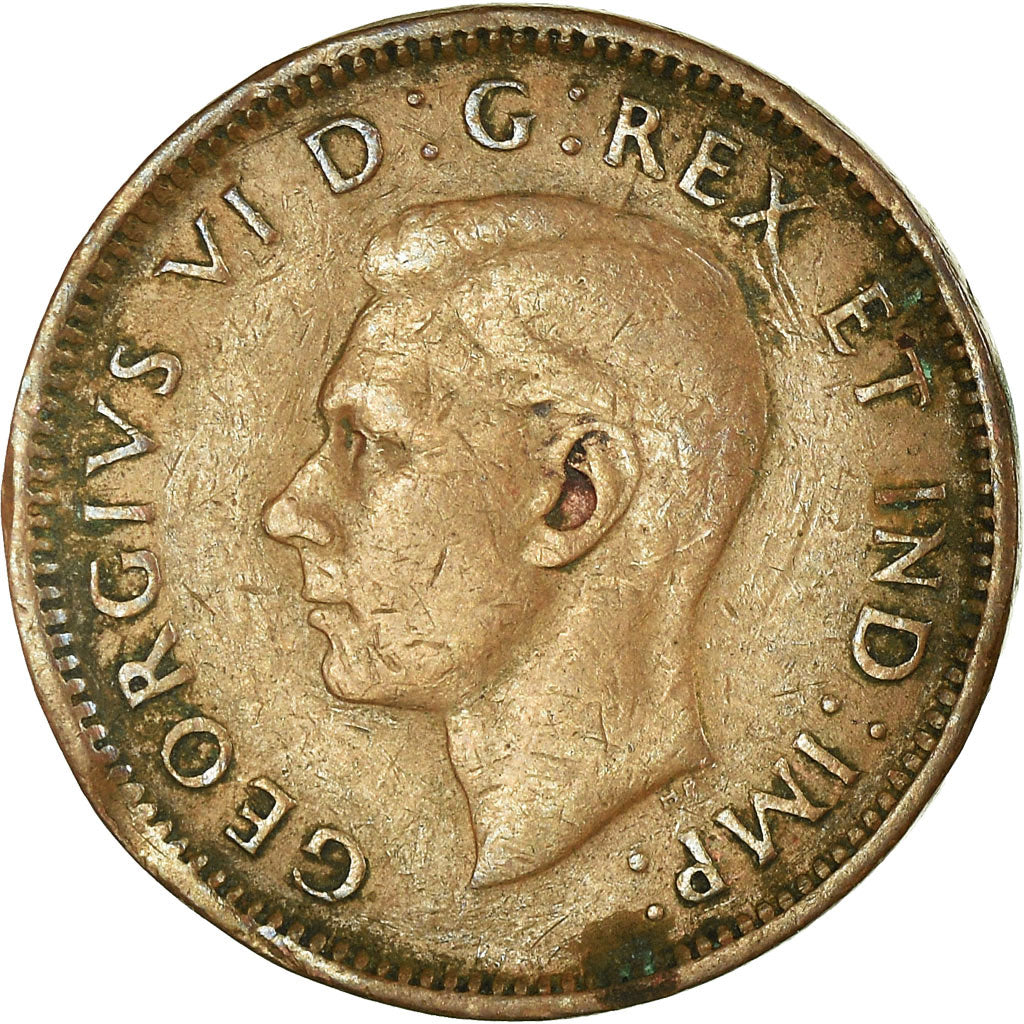 Moneta, Canada, George VI, Cent, 1946, Royal Canadian Mint, Ottawa, MB+, Bronzo