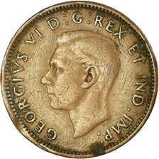 Moneta, Canada, George VI, Cent, 1946, Royal Canadian Mint, Ottawa, MB+, Bronzo