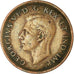 Moneta, Canada, George VI, Cent, 1947, Royal Canadian Mint, Ottawa, MB+, Bronzo