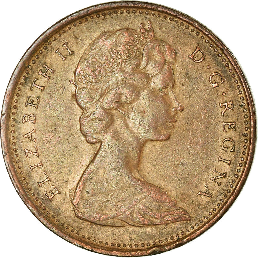 Coin, Canada, Elizabeth II, Cent, 1969, Royal Canadian Mint, Ottawa, VF(30-35)