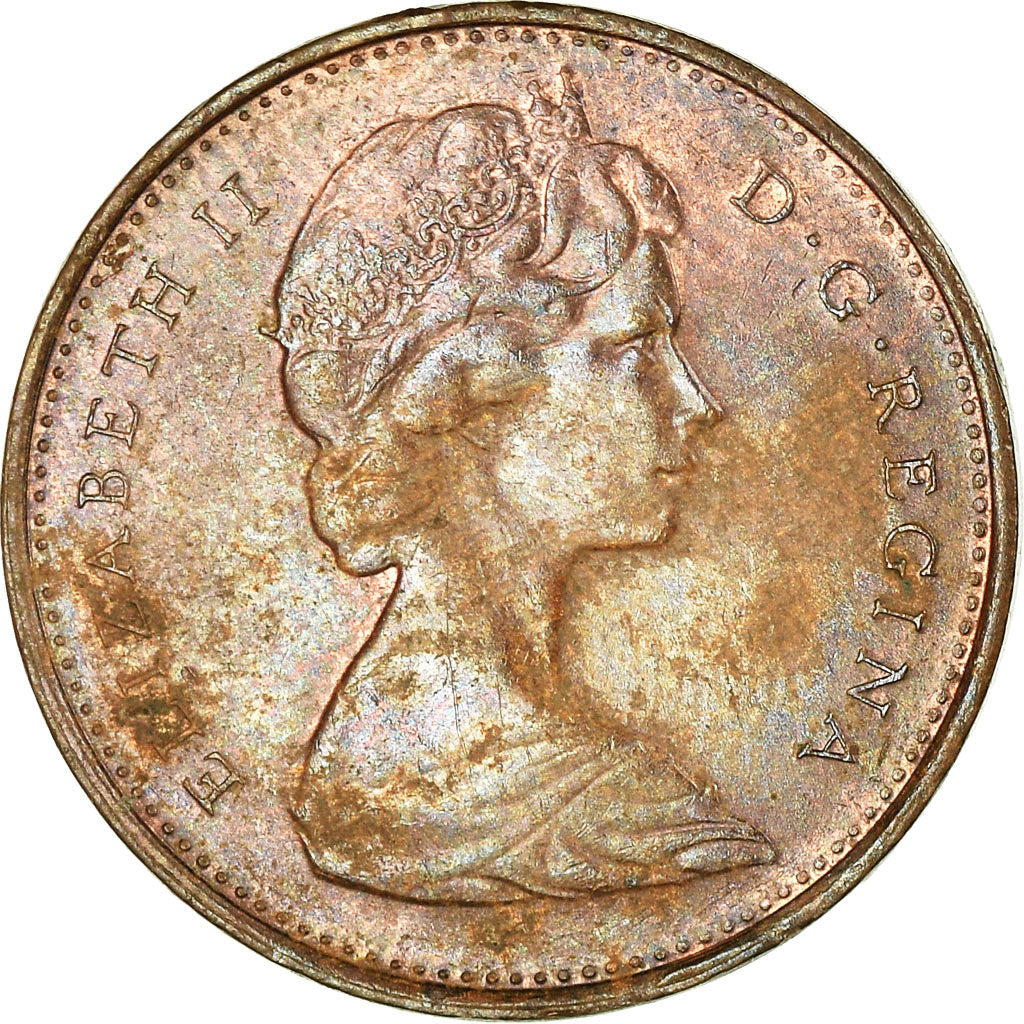 Moneda, Canadá, Elizabeth II, Cent, 1978, Royal Canadian Mint, BC+, Bronce