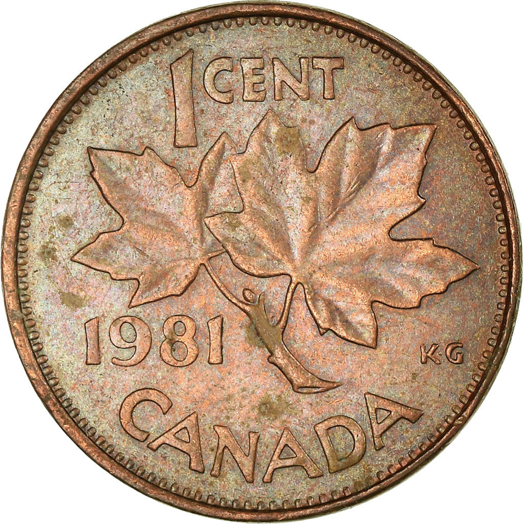 Münze, Kanada, Elizabeth II, Cent, 1981, Royal Canadian Mint, Ottawa, S+
