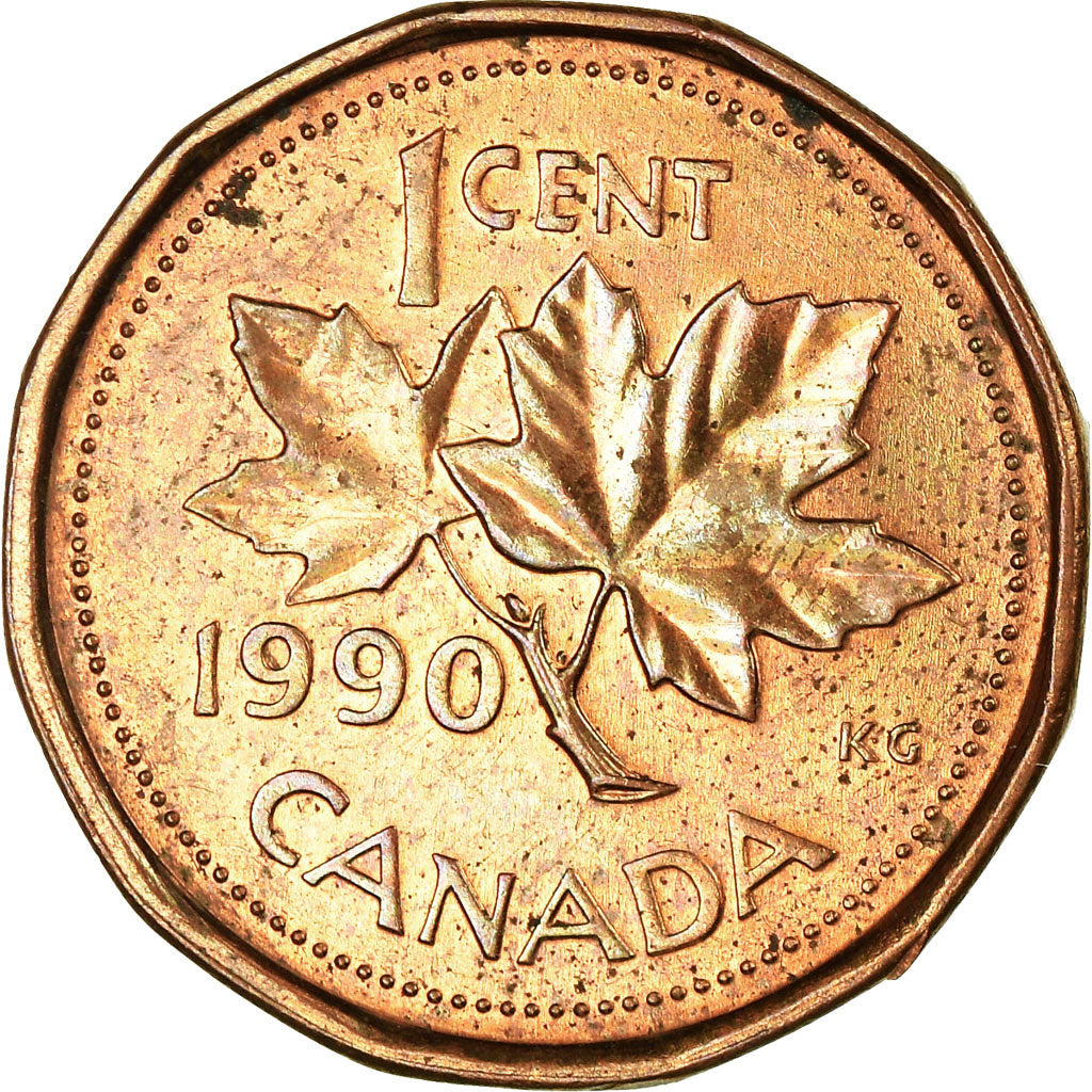 Münze, Kanada, Elizabeth II, Cent, 1990, Royal Canadian Mint, Ottawa, SS