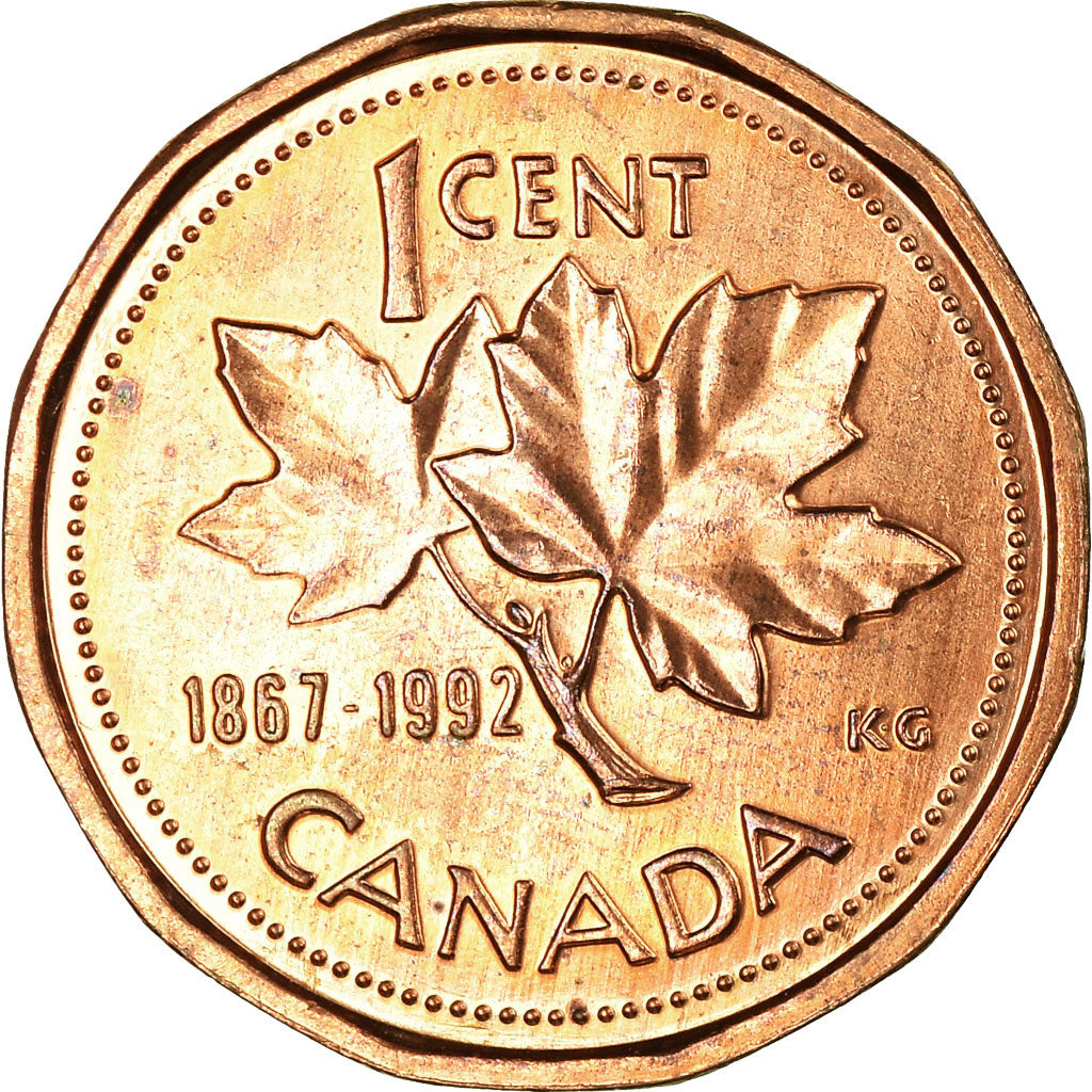 Münze, Kanada, Elizabeth II, Cent, 1992, Royal Canadian Mint, Ottawa, VZ